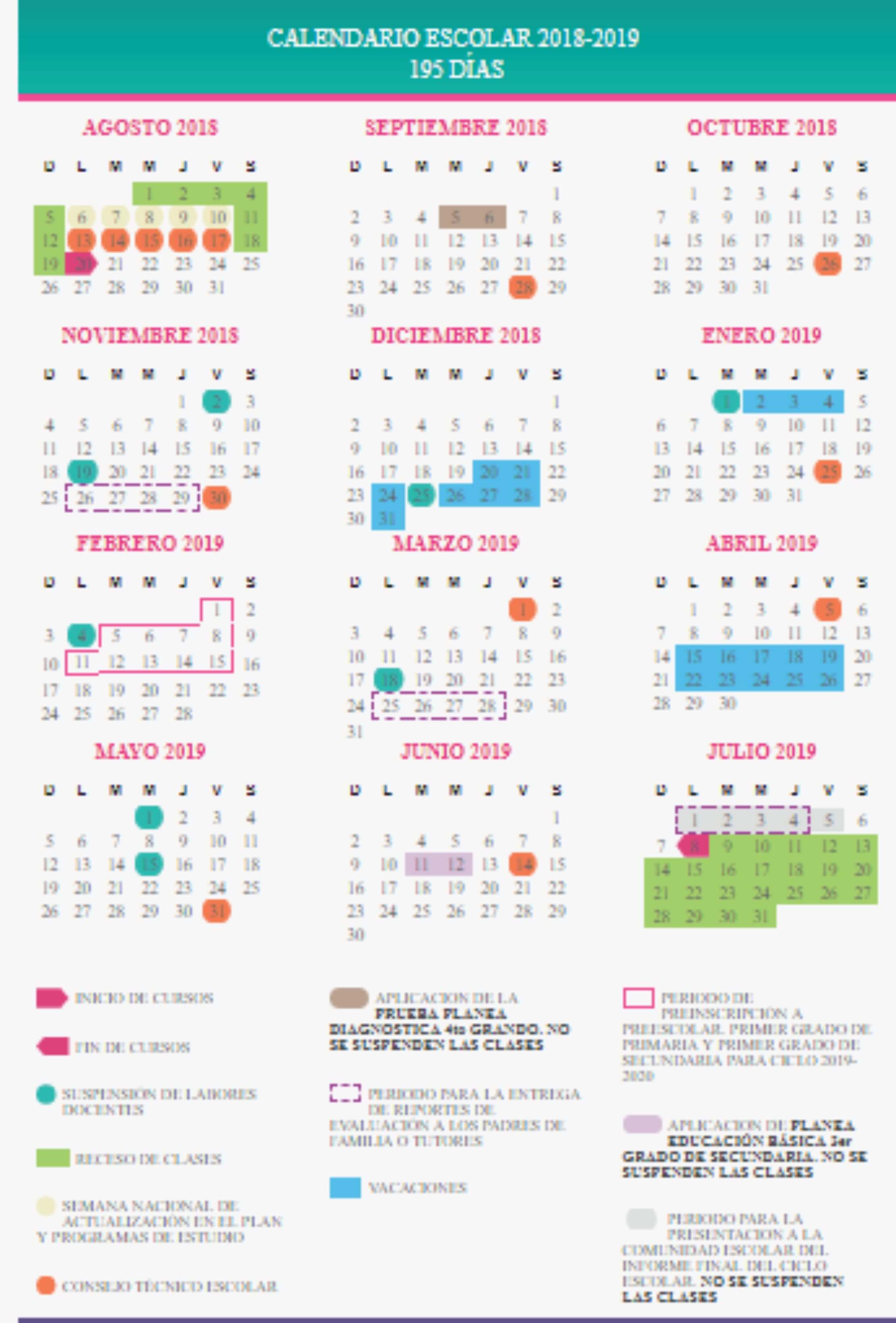 Calendario escolar 2018-2019 195