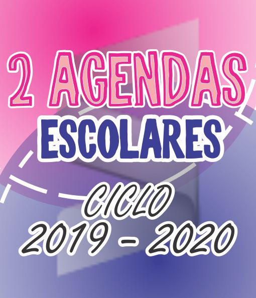 2 Agendas Escolares 2019-2020+ Materiales de Inicio de Ciclo