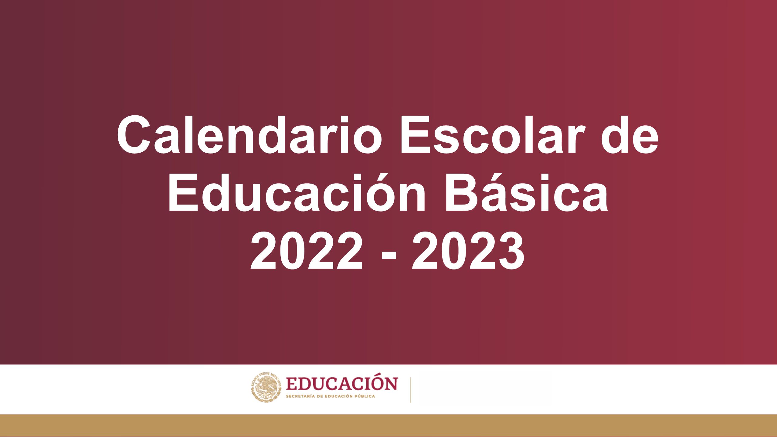 Calendario Escolar de Educación Básica ⇨ 2022 - 2023 【 190 días 】