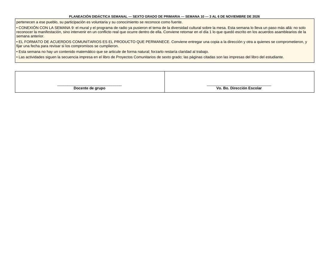 Planeación Primer Trimestre para 6° de Primaria | Nuevo Modelo Educativo | Ciclo Escolar 2026 - 2027 - Imagen 9