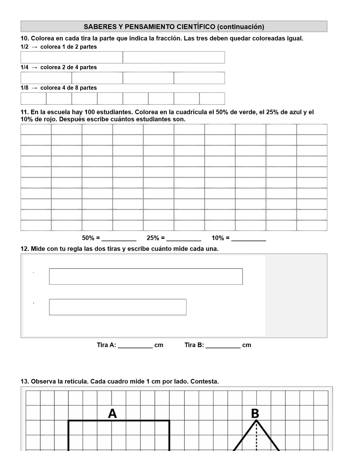 Ejemplo Examen 5° Primaria Trimestre I - página 5