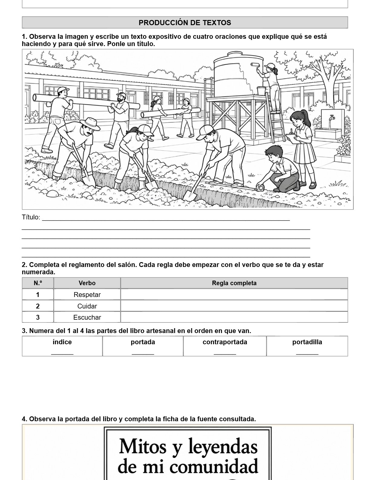 Ejemplo Examen 6° Primaria Trimestre I - página 2