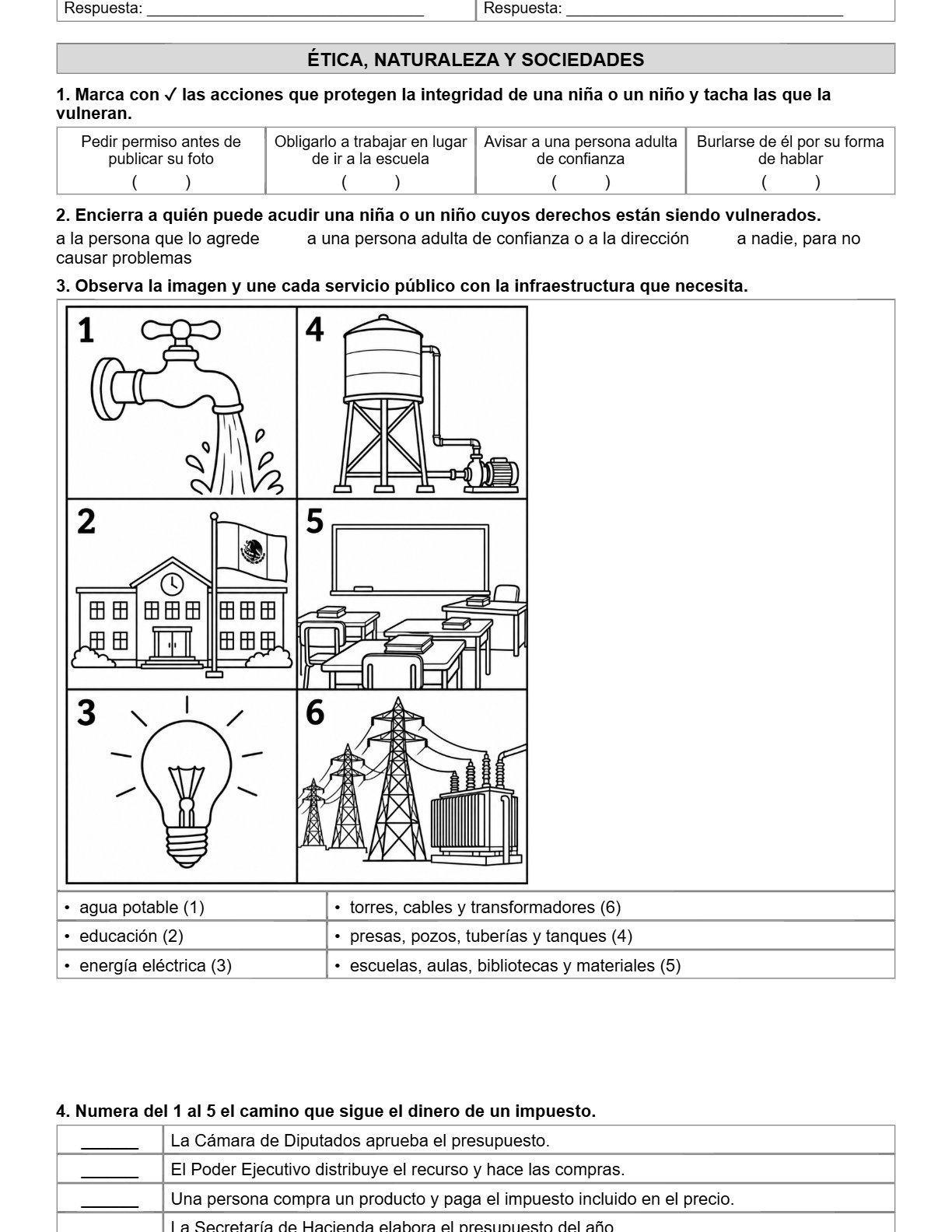 Ejemplo Examen 6° Primaria Trimestre I - página 7